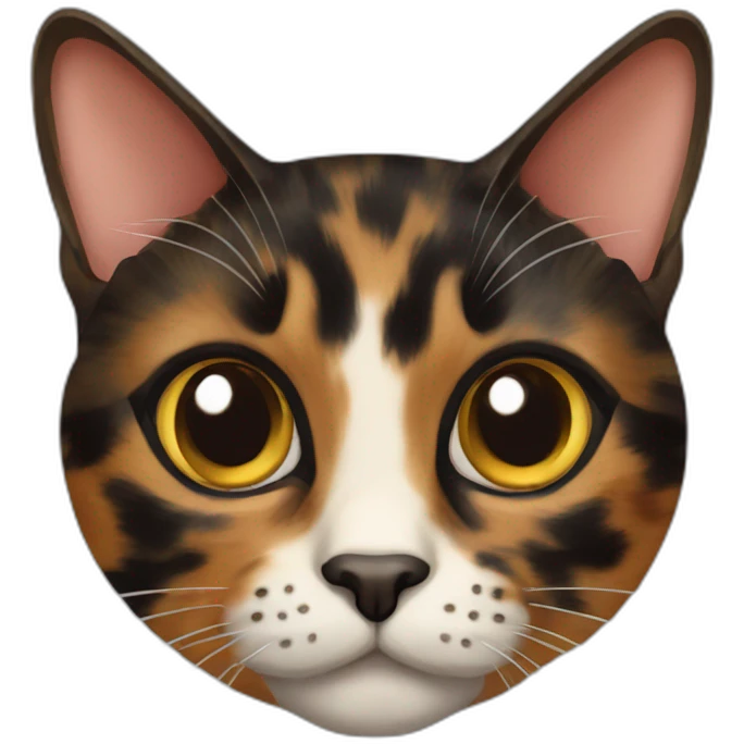 tortoiseshell cat emoji