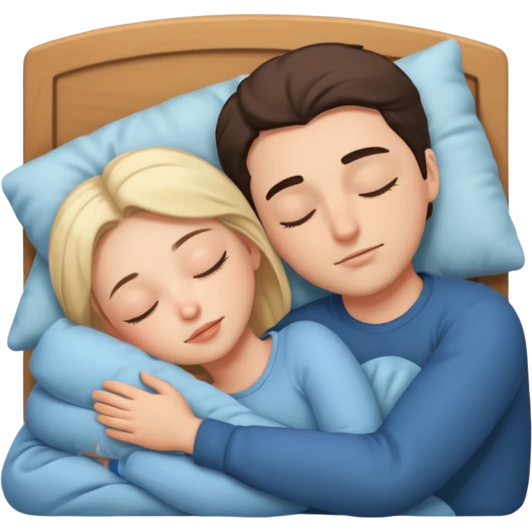 couple sleeping together  emoji