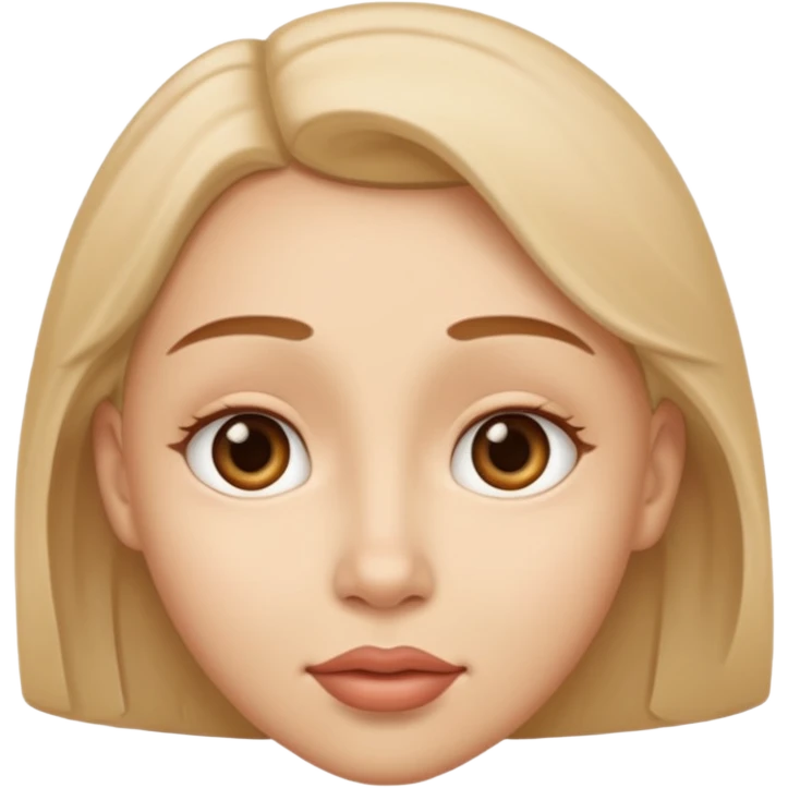 Whispering face emoji