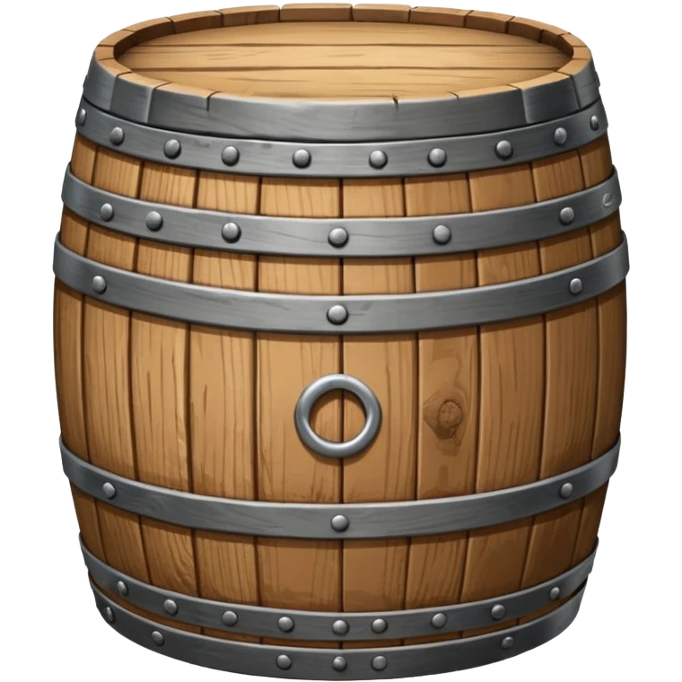 Barrel made of wood emoji