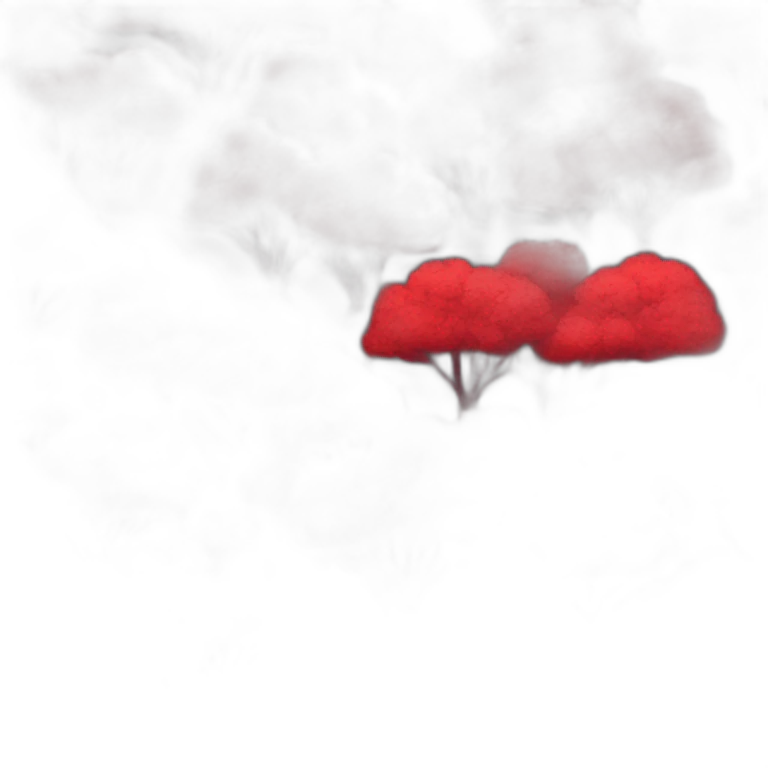 Red tree emoji