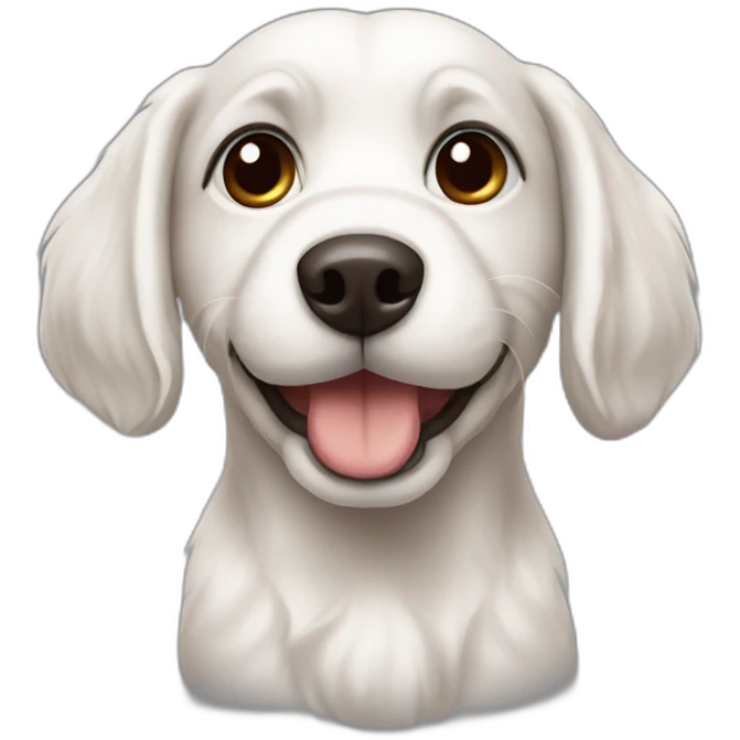 Dog malteser emoji