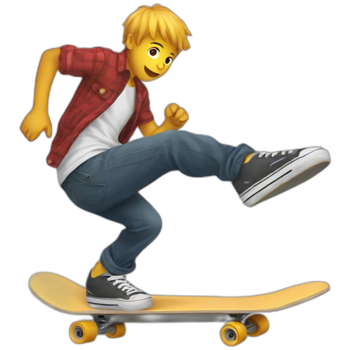 kickflip with skateboard emoji