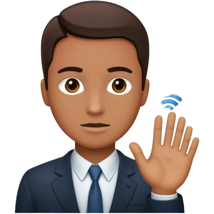 Can you create an image (VERY SIMPLE) of an agent and under it, have the text "Company Update Agent"? This will be overlayed onto my video to show that there is an agent working. Make it very simple and looks like it's great for backgrounds information emoji