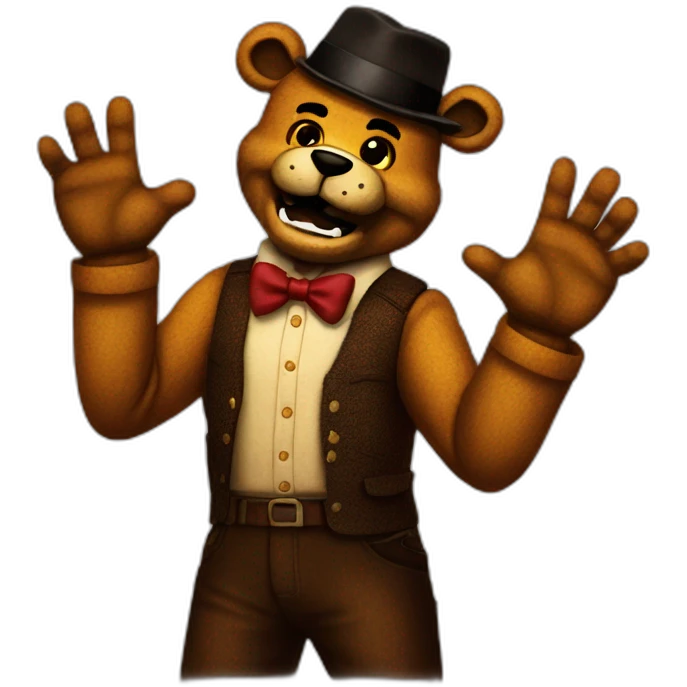 Freddy fazbear and dodge emoji