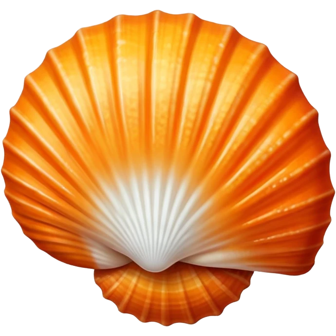 Orange seashell emoji