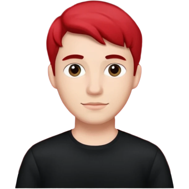 male theater student with curtain behind emoji