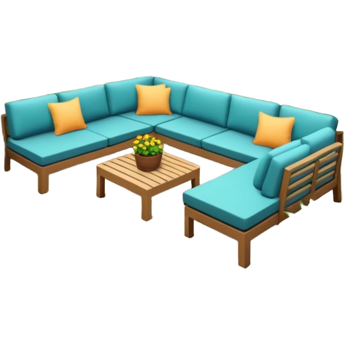 Rooftop garden sitting area emoji