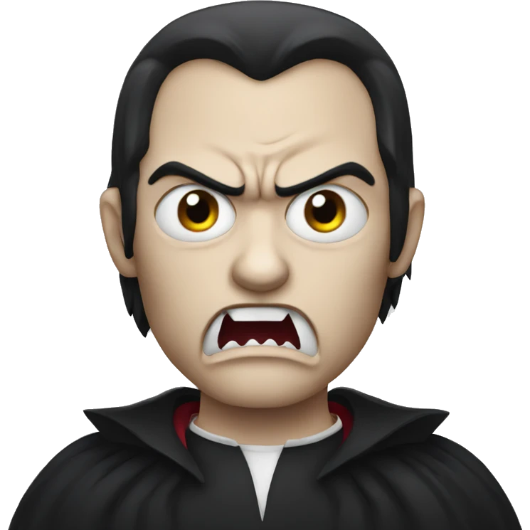 vampire angry  emoji