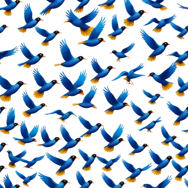 Power animé mille oiseaux  emoji