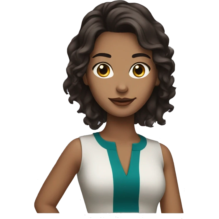 beautiful brunette emoji