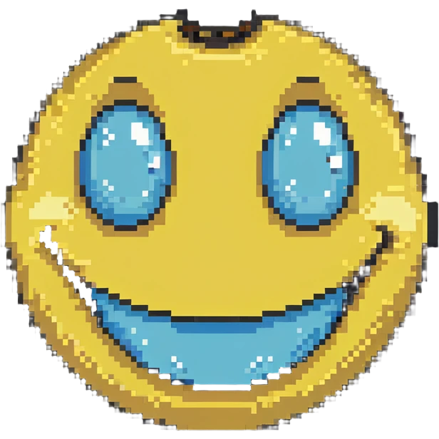 goofy cross-eyed face with big smile emoji