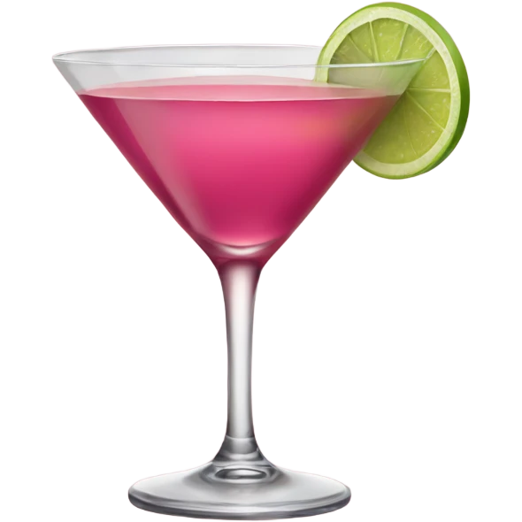 Cosmopolitan cocktail  emoji