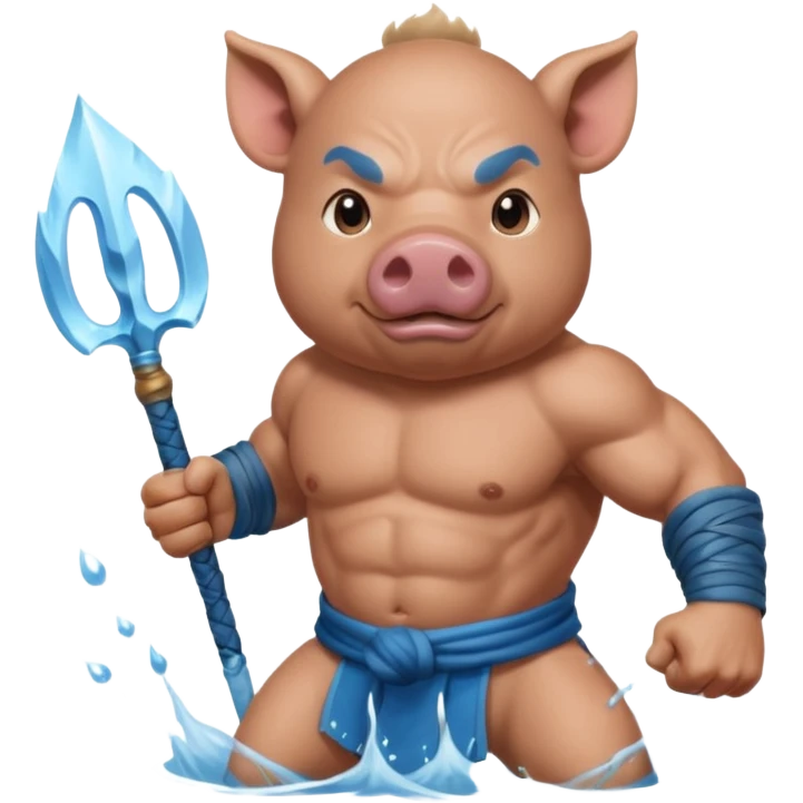 water bender pig warrior emoji