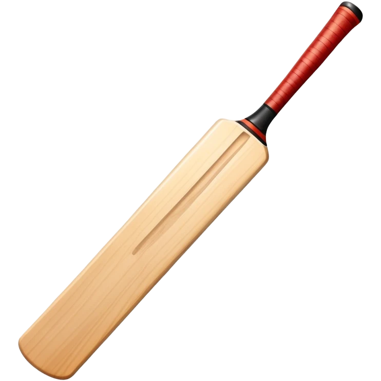 Cricket bat emoji