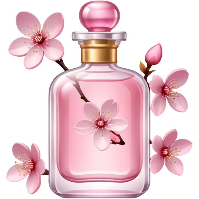 Sakura Cherry Blossom-themed perfume emoji