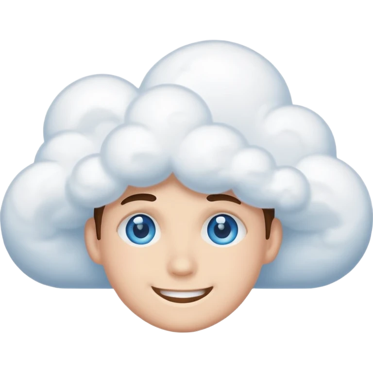 happy Sunny Cloud, eye emoji
