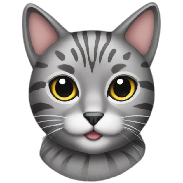 Glittery cat emoji