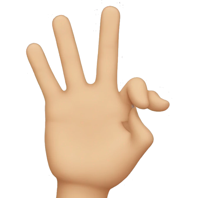 finger reach emoji