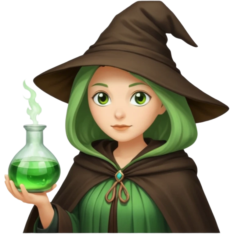 green witch cooking potion emoji