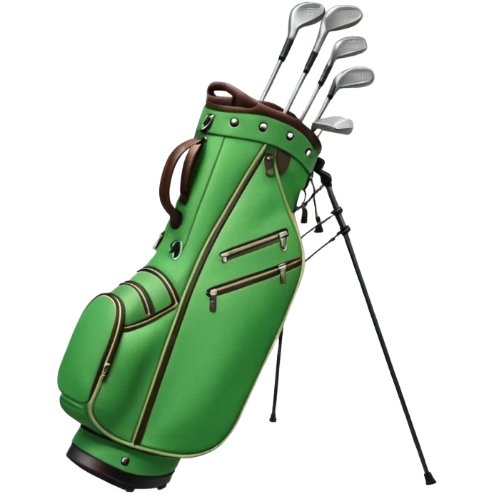 golf bag standing upright emoji