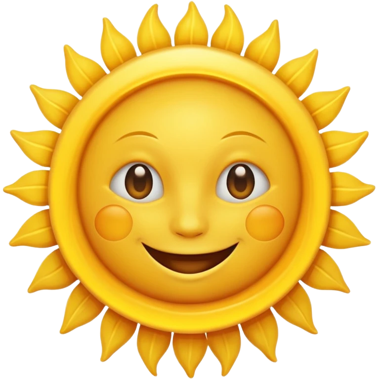smiling sun emoji emoji
