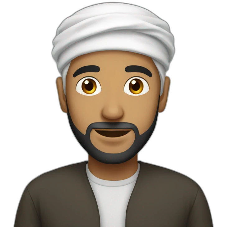 Muslim man boom emoji