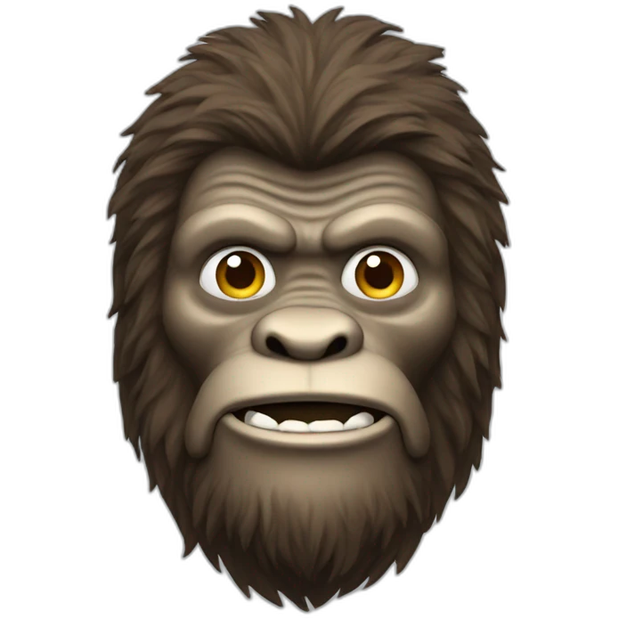 Bigfoot emoji