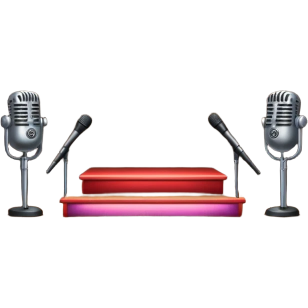 Concert stage emoji