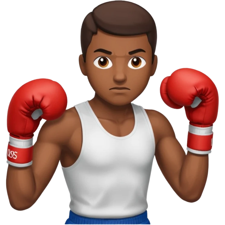 athlete in boxing gloves emoji