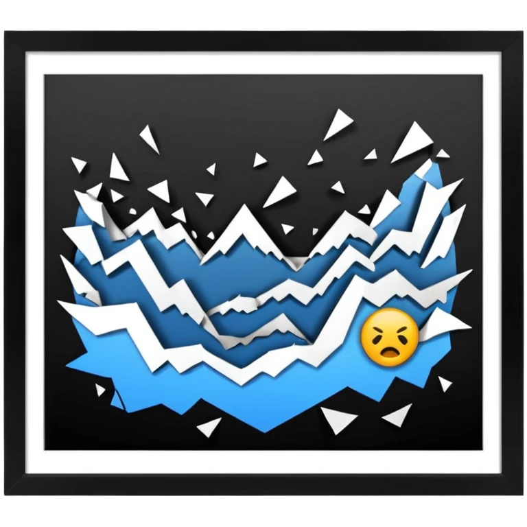 the economy line, collapse emoji