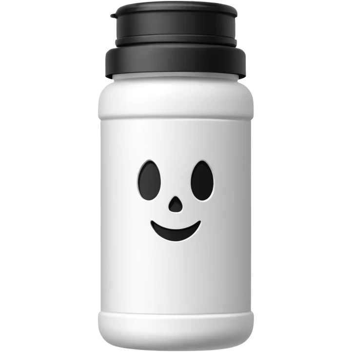 ghost brand protein powder bottle emoji