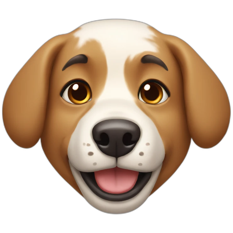 shepherd dog closed mouth emoji