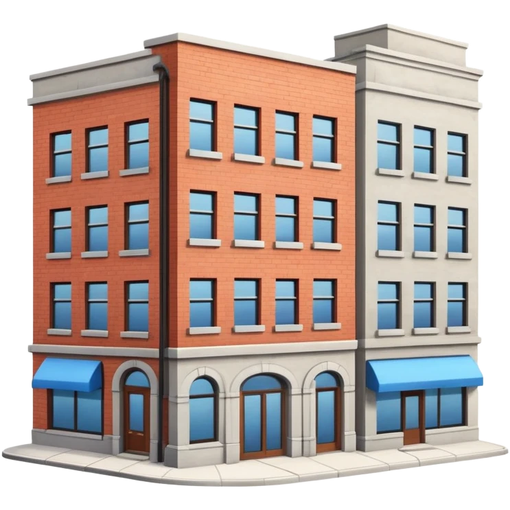 city street with buildings emoji