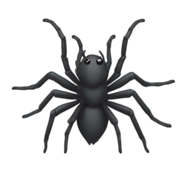 Un chauve sur une araignée  emoji