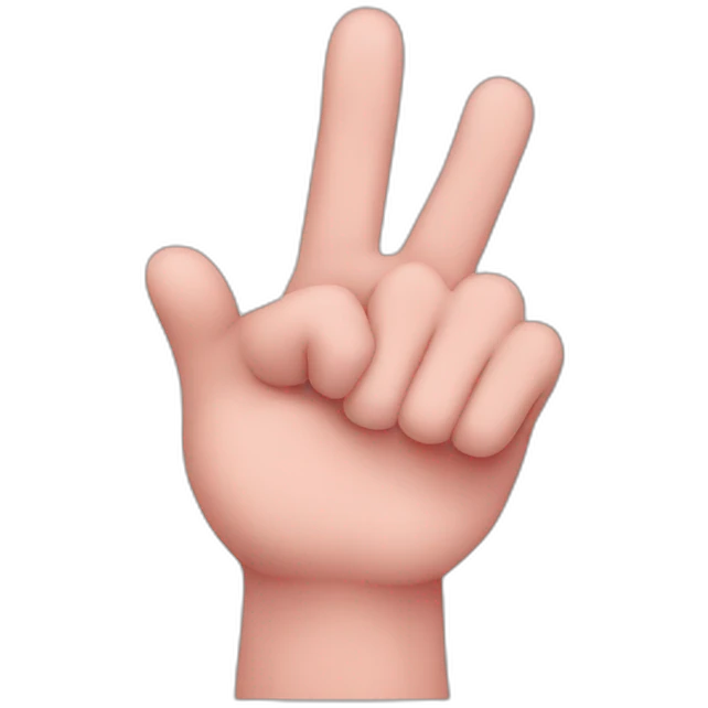 pinky finger raised emoji
