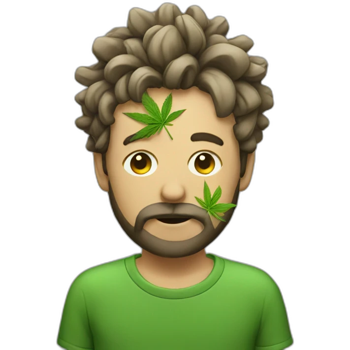 weed smoker 420 emoji