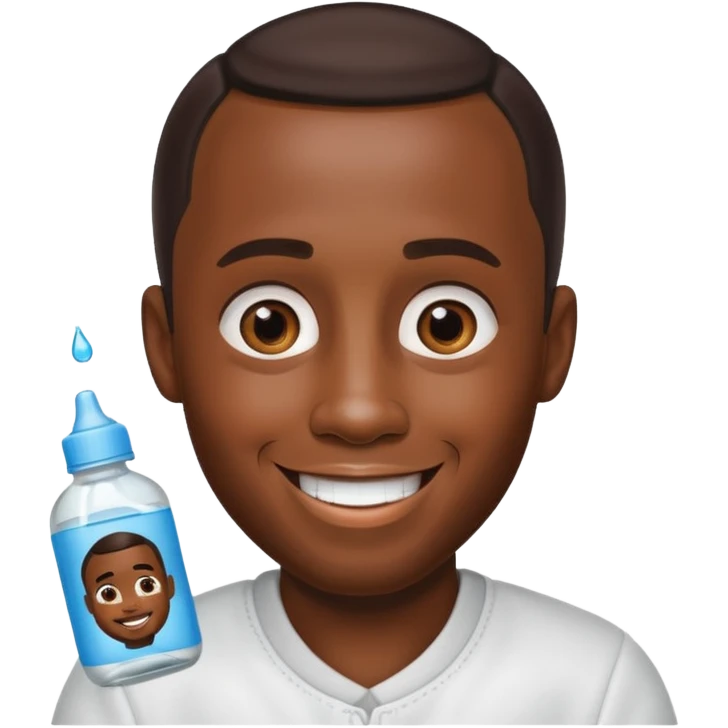 Make an emoji of Diddy with baby oil emoji
