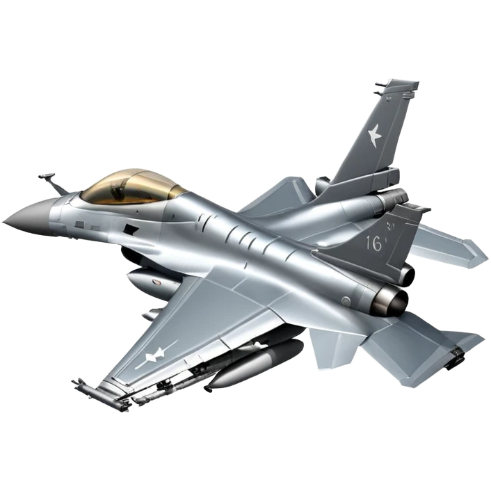 F-16 fighter jet emoji
