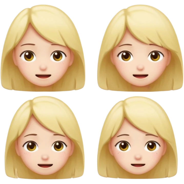  prompt เพื่อสร้างเป็นกริด 9 ภาพสร้างอิโมจิขนาด 1:1 ในสไตล์Yuru-Chara style บนภาพเดียวขนาด 16:9 โดยจัดวางแบบไม่มีส่วนไหนทับกัน มีขอบขาวแบบสติกเกอร์ ดังนี้
1) เด็กผู้หญิงหน้ายิ้ม 2) เด็กผู้หญิงน่ารักๆทำหน้าเบื่อโลก 3) เด็กผู้หญิงหน้าร้องให้ แบบน่ารักๆติดงอแง  emoji