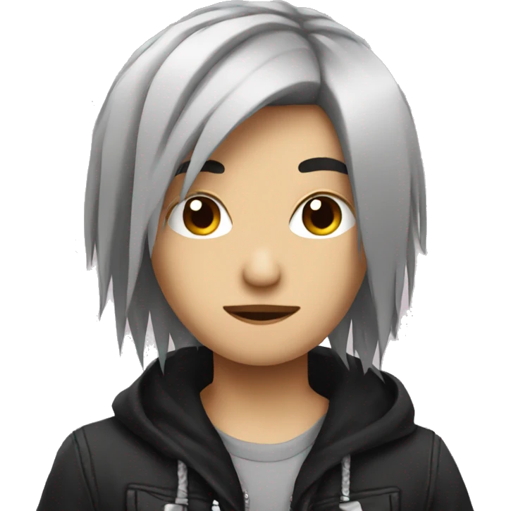 emo hair emoji  emoji