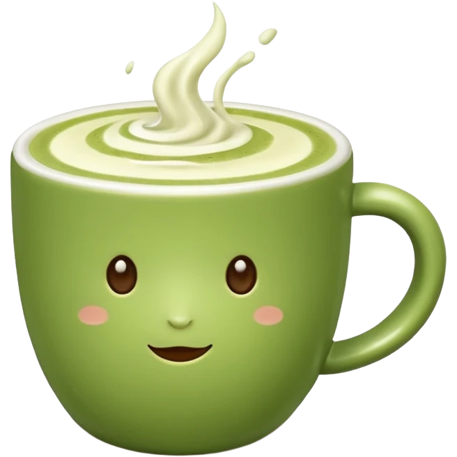 Matcha latte emoji