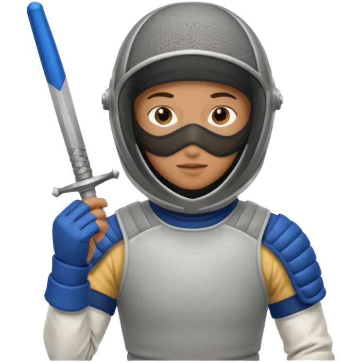 The fencer emoji