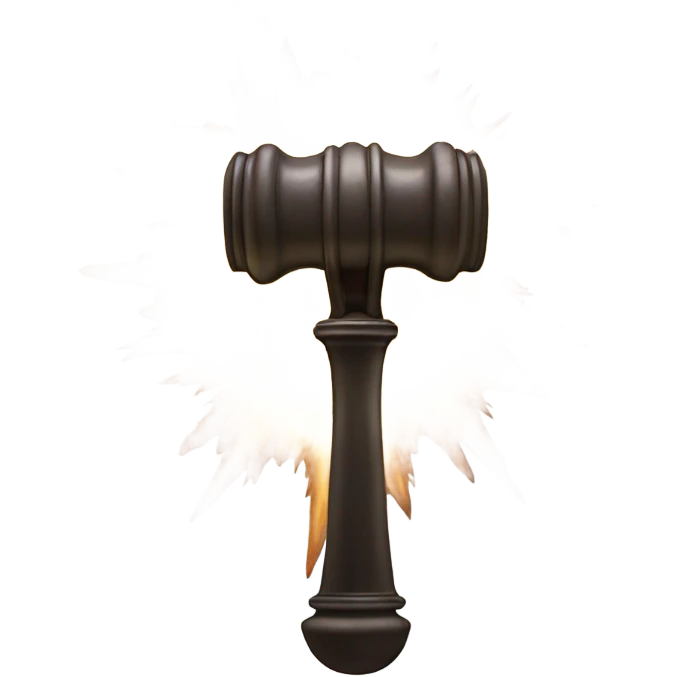 Big Justice Boom emoji