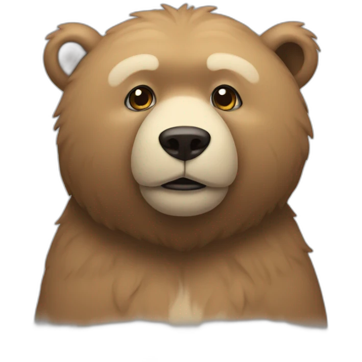 Oso gracioso emoji