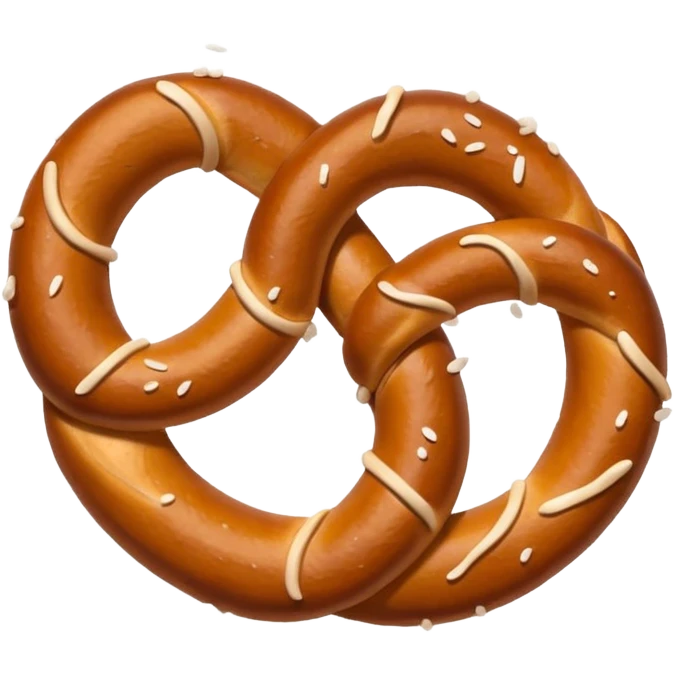 pretzel with salt emoji