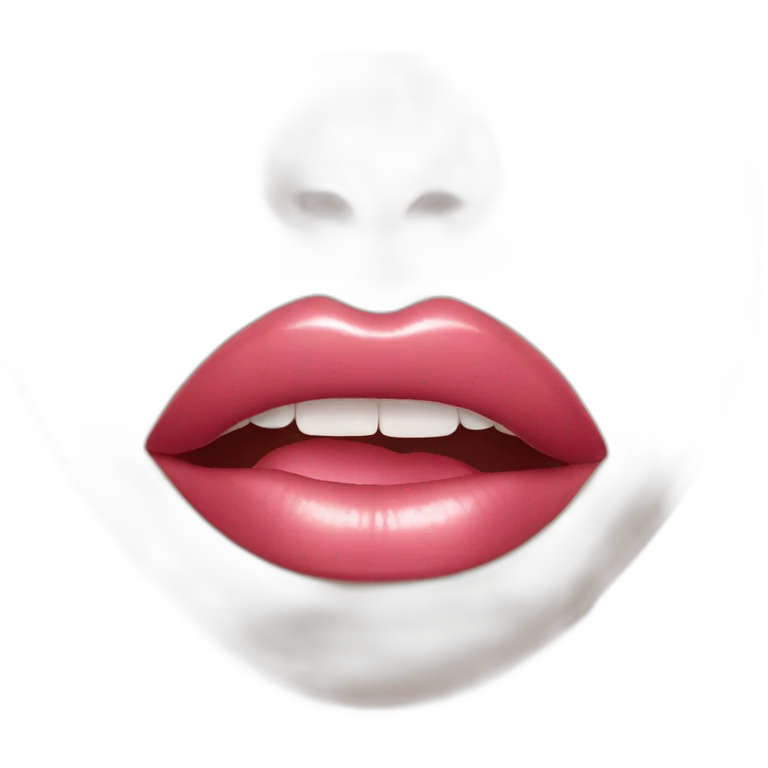 lip gloss emoji