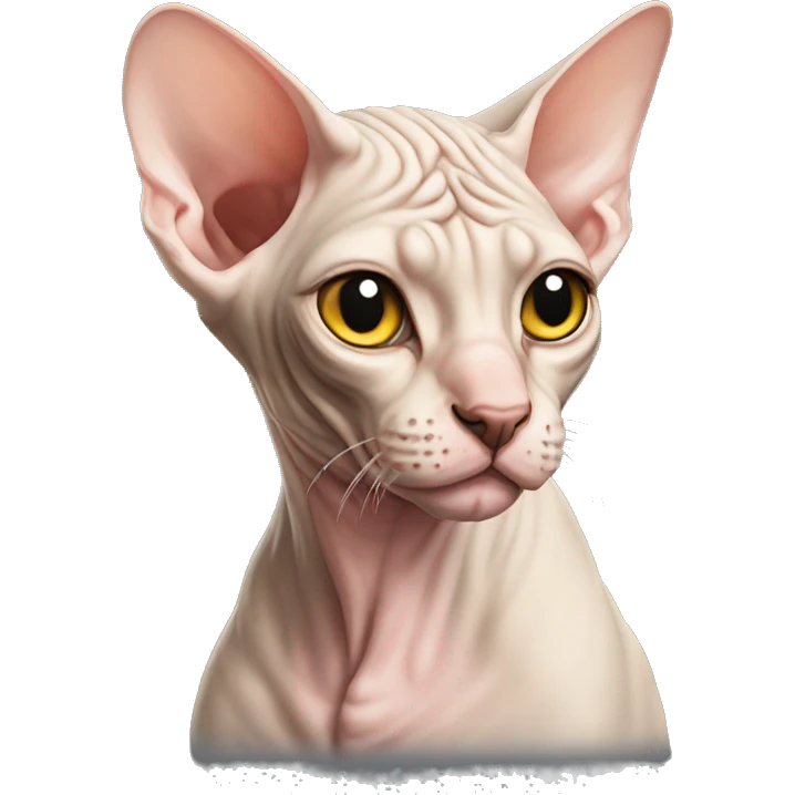 SPHYNX with coat  emoji