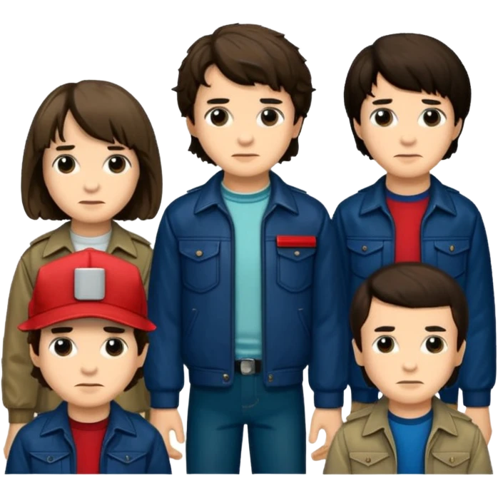 Stranger things stickers emoji