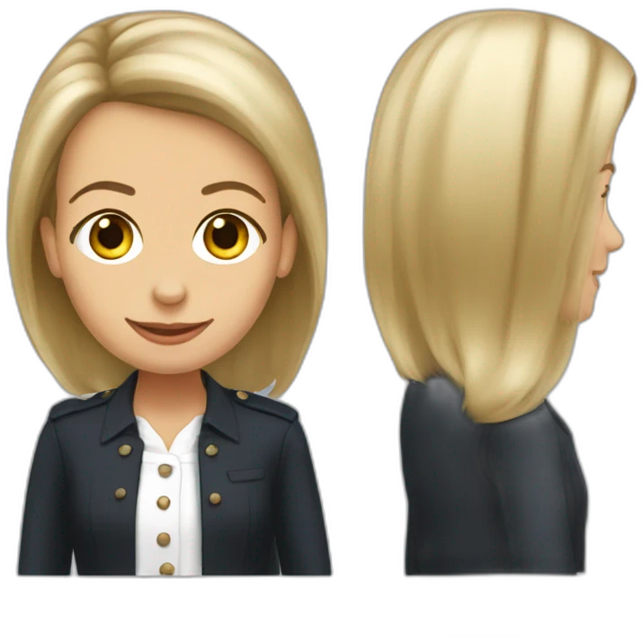 Emmanuel Macron femme emoji